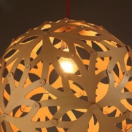 Moderne, eigentijdse mini-stijl metalen kroonluchter