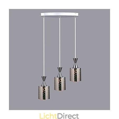 Droomlaser Gravering Verchroomde lamp 3 Schijf