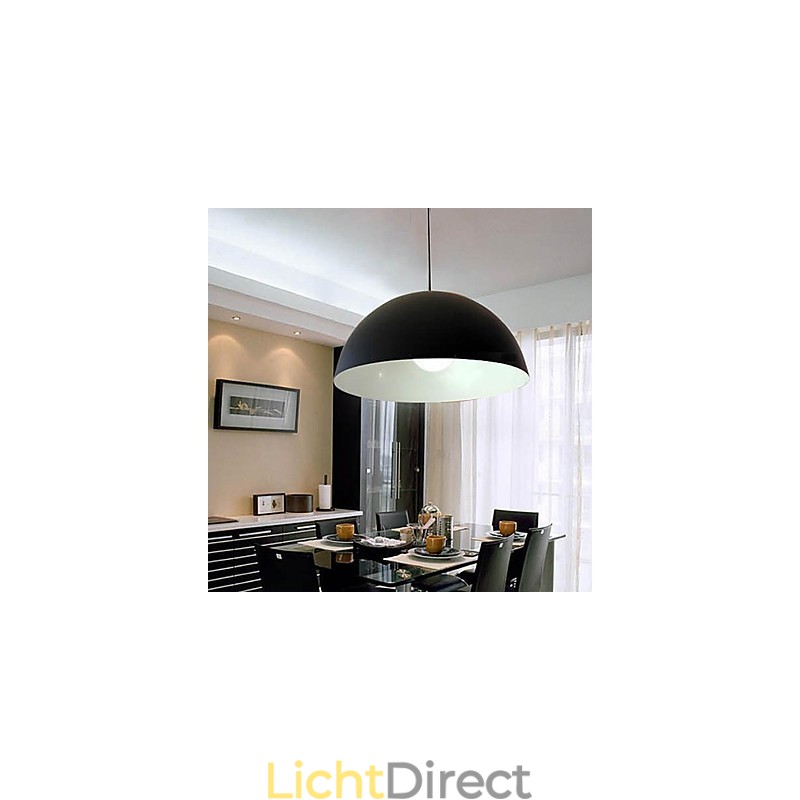 Moderne, eigentijdse metalen hanglamp