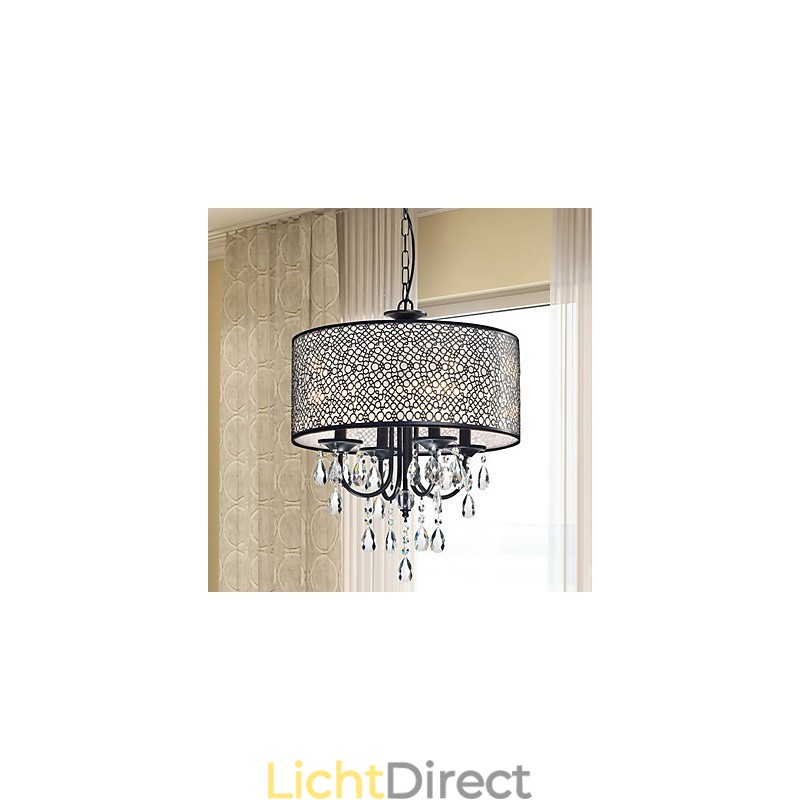 Traditionele klassieke kristallen schilderij metalen kroonluchter