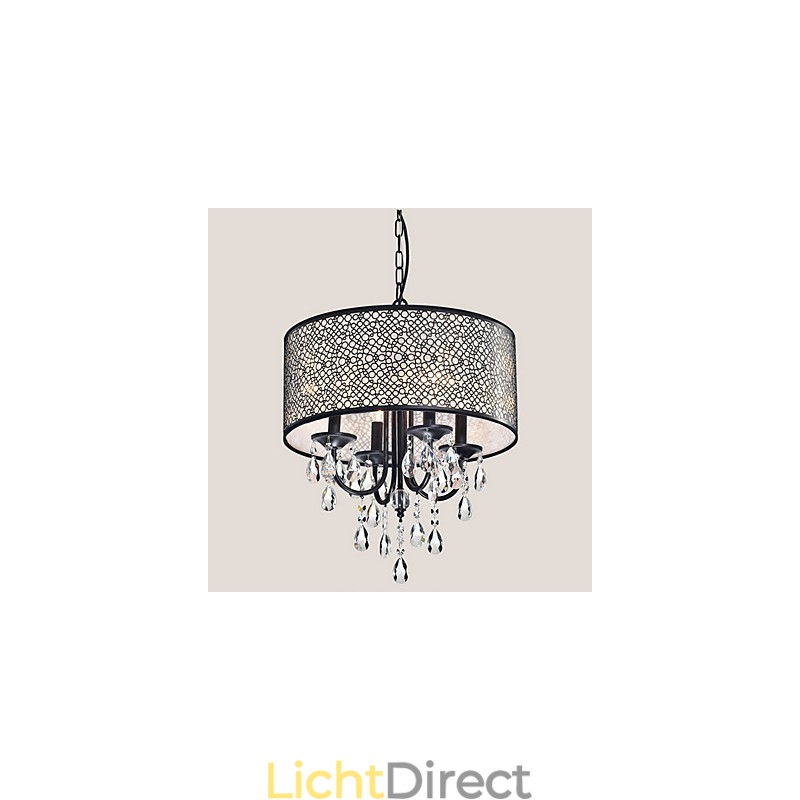 Traditionele klassieke kristallen schilderij metalen kroonluchter