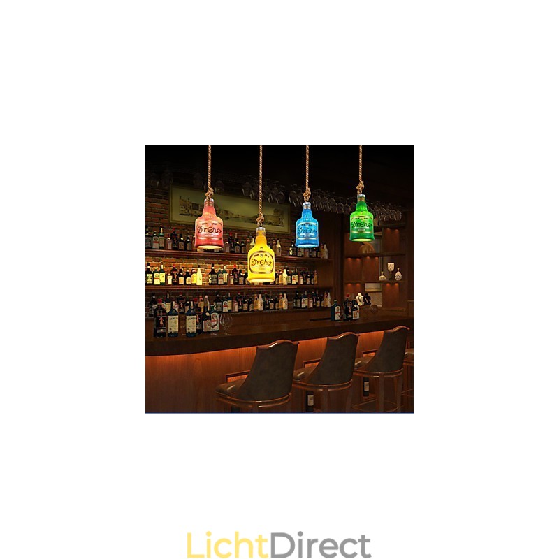 Amerikaanse eenvoudige retro hanglamp enkele kop hanglamp hanglamp