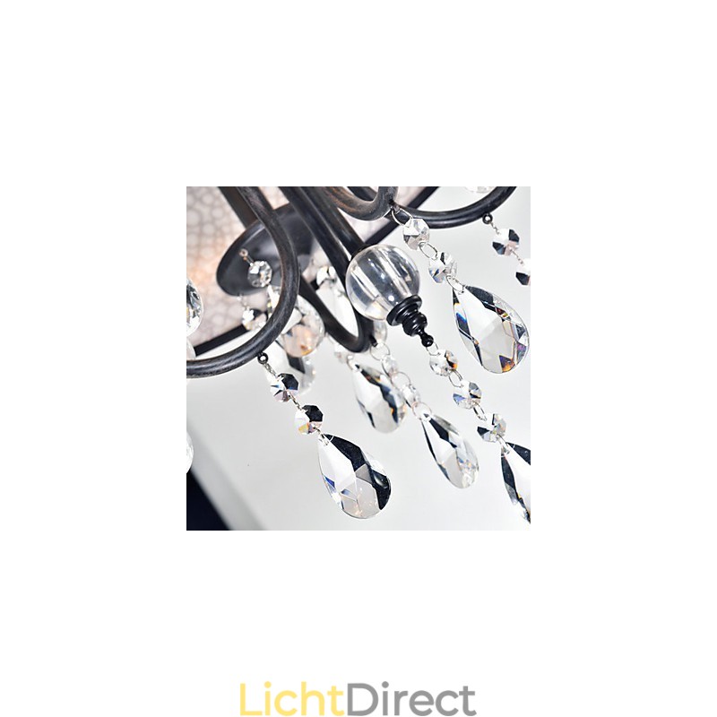 Traditionele klassieke kristallen schilderij metalen kroonluchter