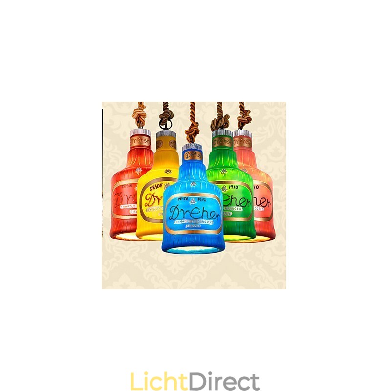 Amerikaanse eenvoudige retro hanglamp enkele kop hanglamp hanglamp