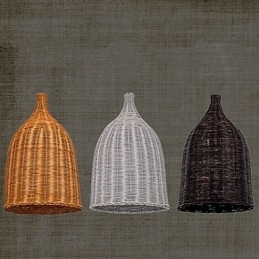 Rotan kroonluchter kroonluchter kroonluchter creatieve retro rotan lamp