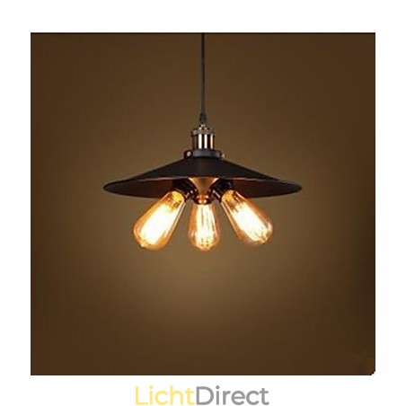 Koperen kop driehoek hanglamp Koperen kop driehoek hanglamp
