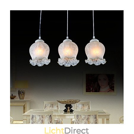 Hanglamp Wit Drie Lampen Europees Retro Klassiek Hanglamp Wit Drie Lampen Europees Retro Klassiek