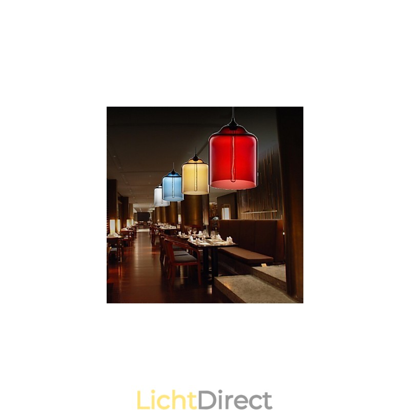 Retro Creatieve Enkele Kop Glazen Hanglamp Café In De Goudviskom