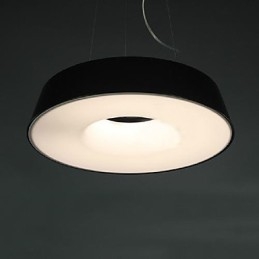 5 Moderne, eigentijdse metalen hanglamp met schilderij