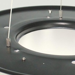 5 Moderne, eigentijdse metalen hanglamp met schilderij