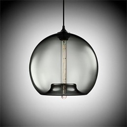 Retro Creatieve Enkele Kop Glazen Hanglamp Café In De Goudviskom