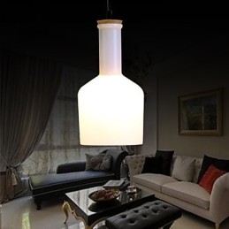 Moderne, eigentijdse metalen hanglamp