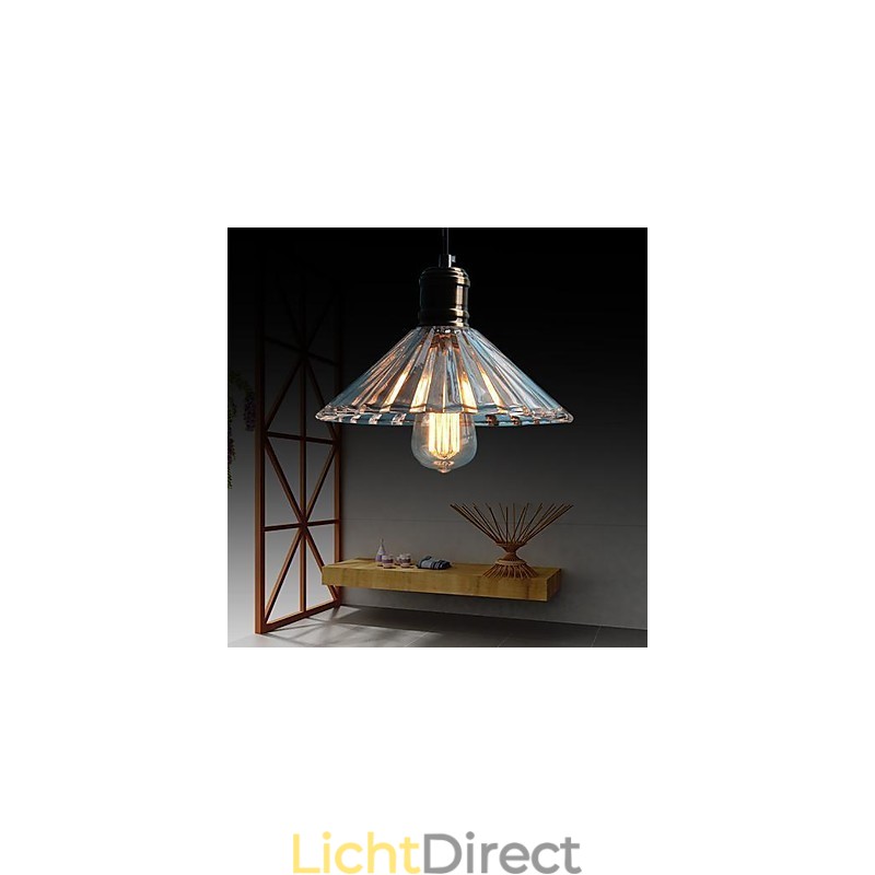 Moderne, eigentijdse metalen hanglamp