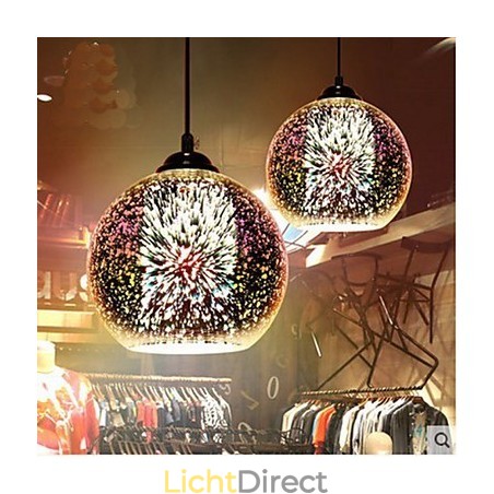 Eenvoudige tafel 3D Glas Creatieve Hanger