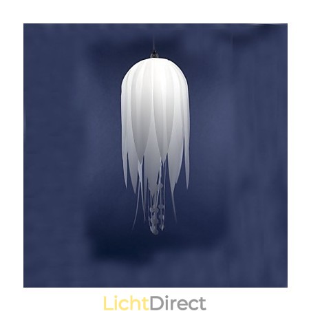 Hanglamp Modern Minimalistisch Wit 1 Licht Metaal en Hanglamp Modern Minimalistisch Wit 1 Licht Metaal en