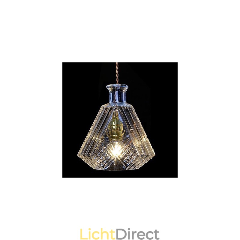 Moderne, eigentijdse metalen hanglamp