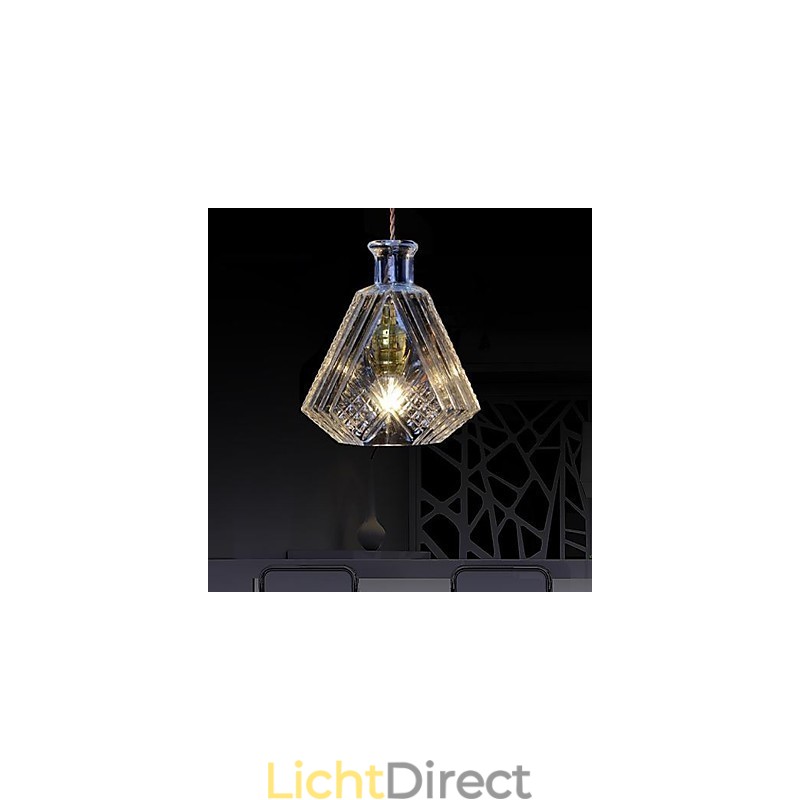 Moderne, eigentijdse metalen hanglamp