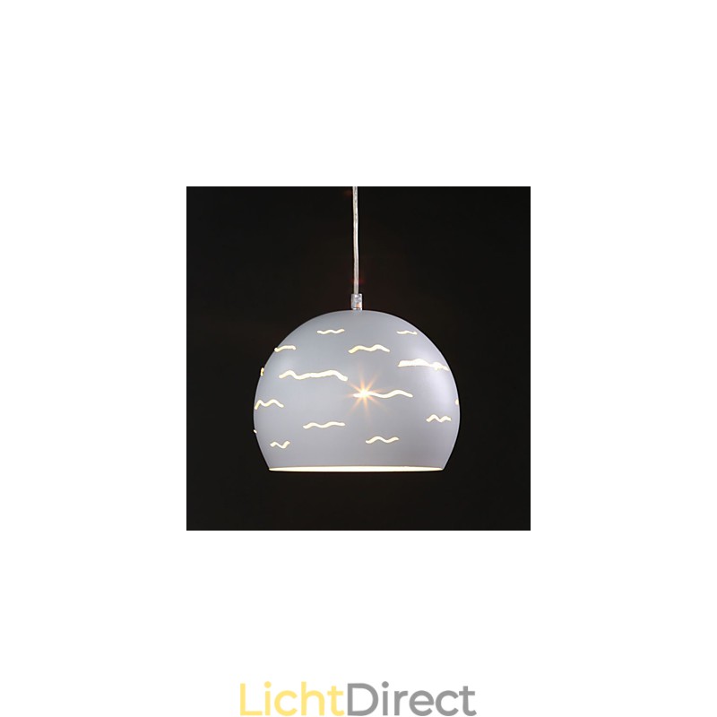 Eenvoudige moderne creatieve verlichting van echt wit ijzer