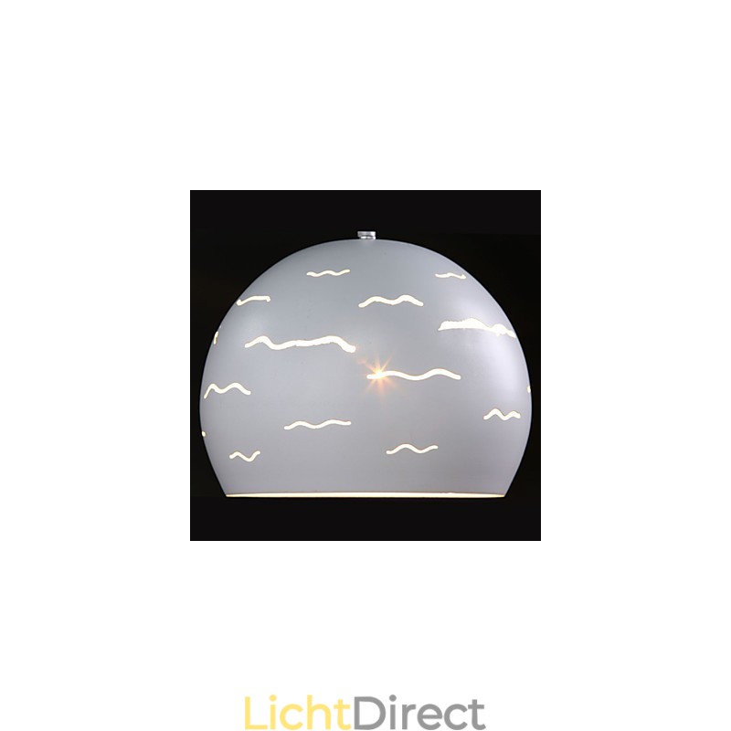 Eenvoudige moderne creatieve verlichting van echt wit ijzer