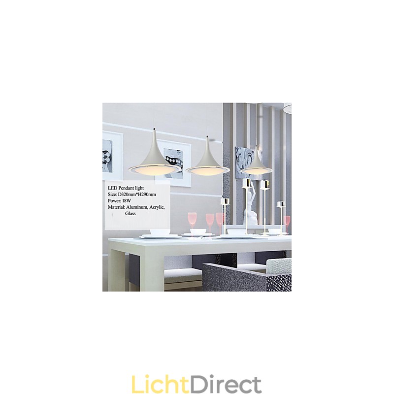 1 Hanglampen Hanglamp Acryl Kroonluchter