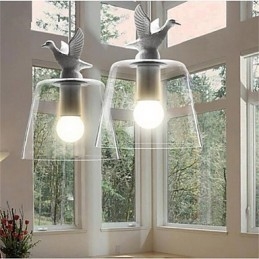 Amerikaanse stijl retro creatieve enkele kop glazen lamp de Nordic Cafe