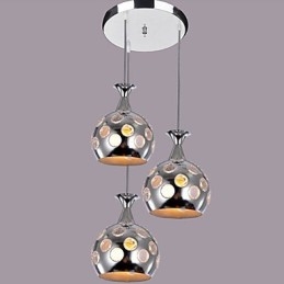 Moderne eigentijdse eiland mini-stijl gegalvaniseerde hanglamp
