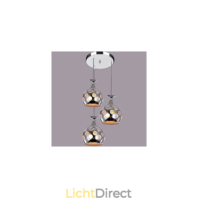 Moderne eigentijdse eiland mini-stijl gegalvaniseerde hanglamp