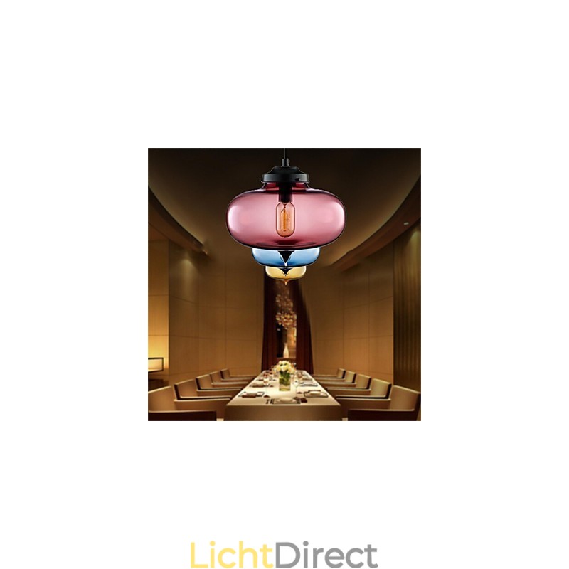 Retro Creatieve Enkele Kop Glazen Hanglamp Café In De Goudviskom