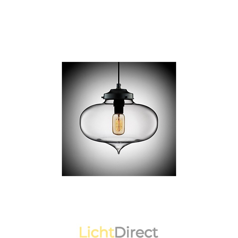 Retro Creatieve Enkele Kop Glazen Hanglamp Café In De Goudviskom