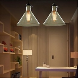 Amerikaanse stijl retro creatieve enkele kop glazen lamp de Nordic Cafe