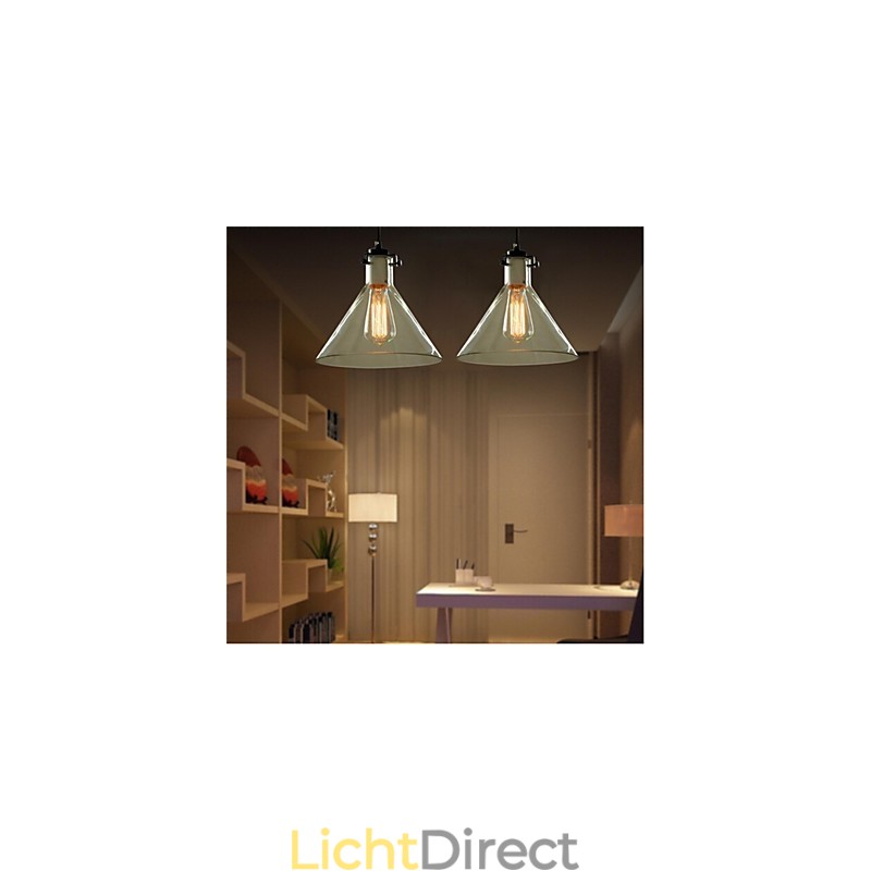 Amerikaanse stijl retro creatieve enkele kop glazen lamp de Nordic Cafe