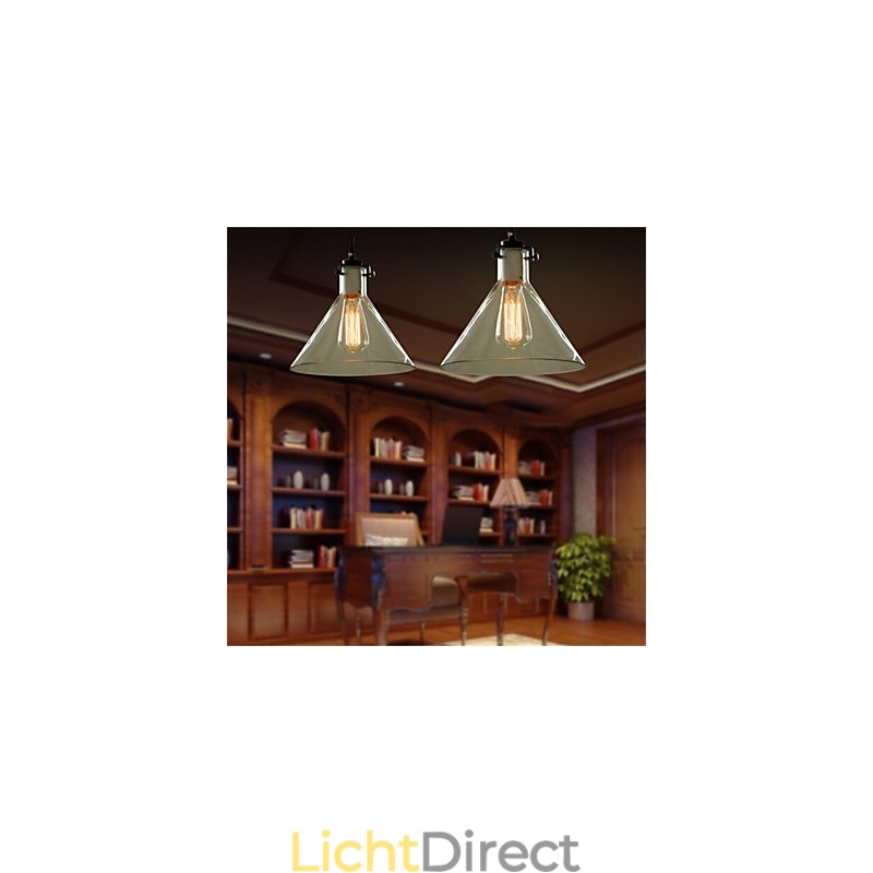 Amerikaanse stijl retro creatieve enkele kop glazen lamp de Nordic Cafe