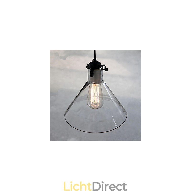 Amerikaanse stijl retro creatieve enkele kop glazen lamp de Nordic Cafe