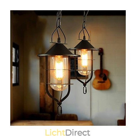 Retro Mini Stijl Schilderij Metalen Hanglamp Retro Mini Stijl Schilderij Metalen Hanglamp
