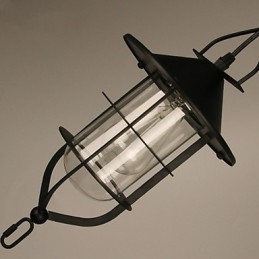 Retro Mini Stijl Schilderij Metalen Hanglamp
