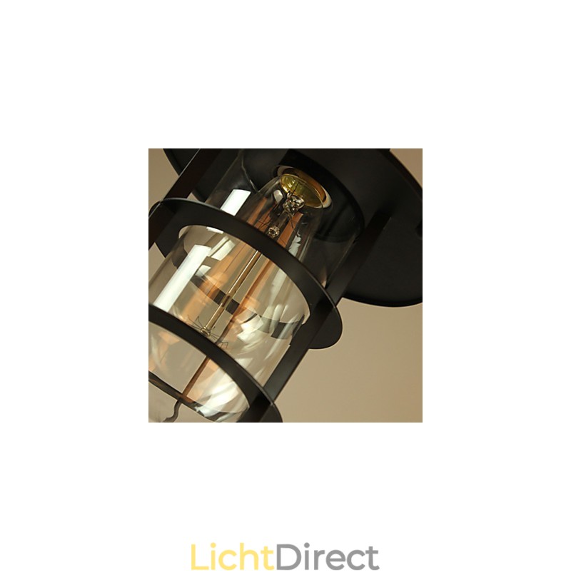 Retro Mini Stijl Schilderij Metalen Hanglamp