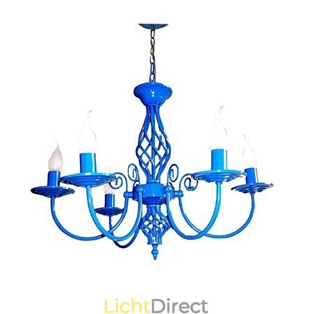 Moderne eigentijdse traditionele klassieke rustieke lodge vintage landelijke schilderij metalen kroonluchter hanger