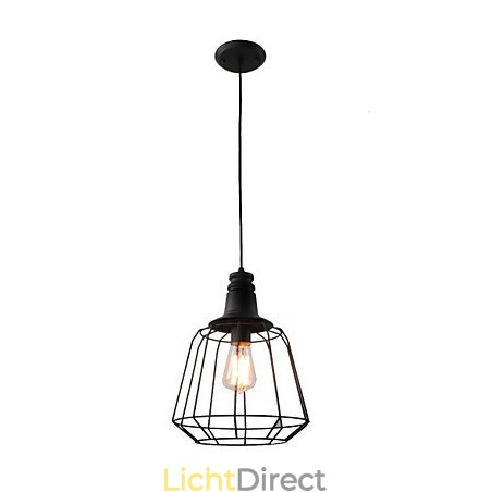 Rustieke Lodge Retro Country Mini Stijl Schilderij Metalen Hanglamp Garage