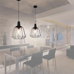 Rustieke Lodge Retro Country Mini Stijl Schilderij Metalen Hanglamp Garage