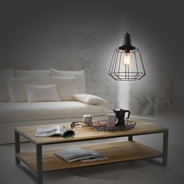 Rustieke Lodge Retro Country Mini Stijl Schilderij Metalen Hanglamp Garage