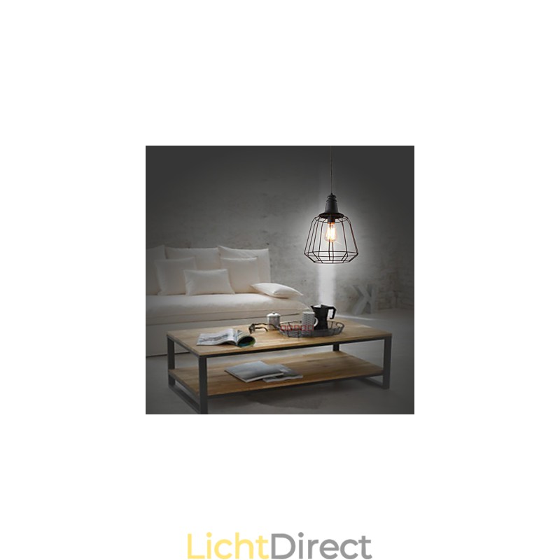 Rustieke Lodge Retro Country Mini Stijl Schilderij Metalen Hanglamp Garage