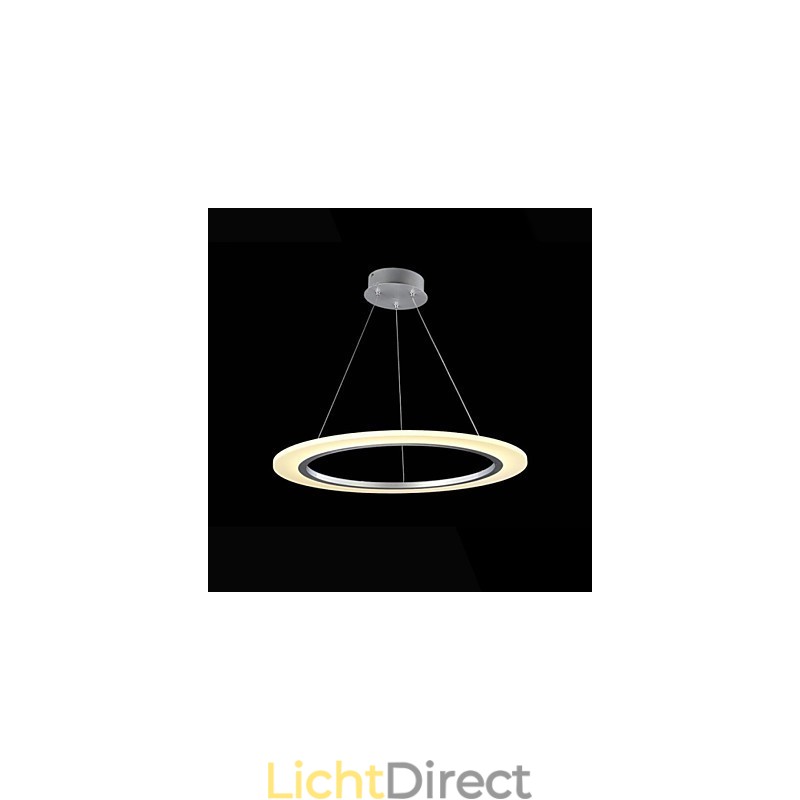 Hanglamp Ronde Plafondkroonluchter Melkachtig Acryl Plafondlampen met Enkele Ring