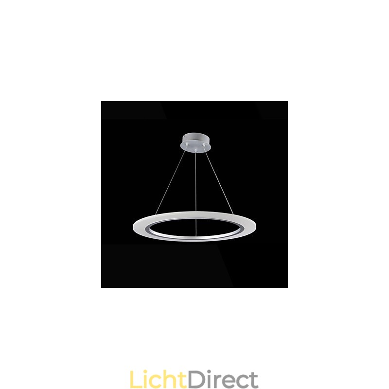 Hanglamp Ronde Plafondkroonluchter Melkachtig Acryl Plafondlampen met Enkele Ring