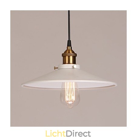 Vintage schilderij metalen hanglamp