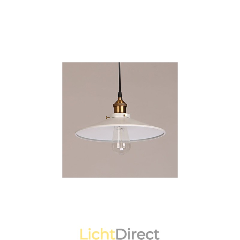 Vintage schilderij metalen hanglamp