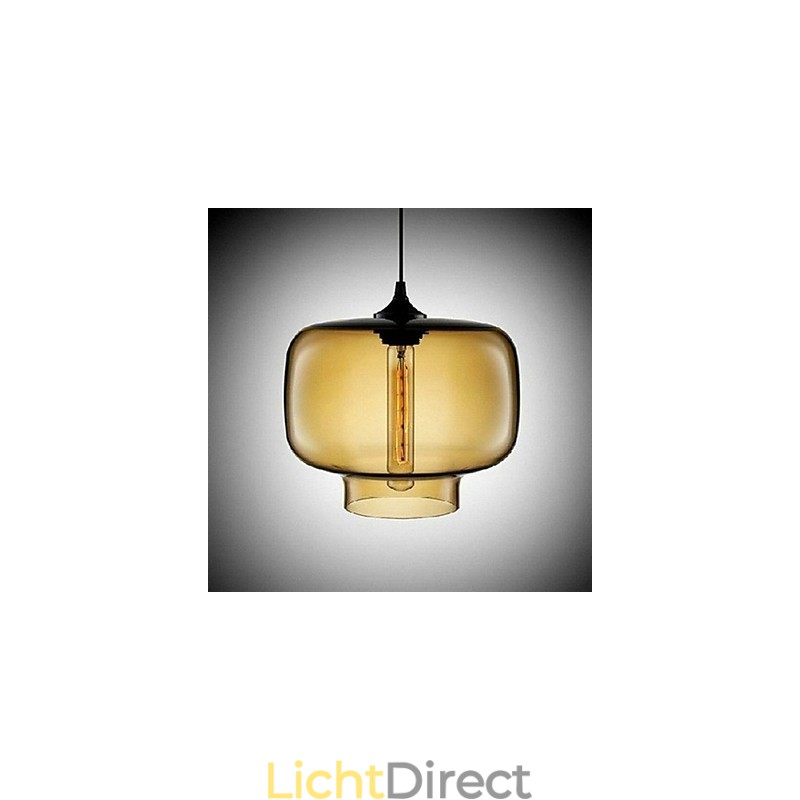 Flesontwerp Hanglamp 1 Licht Concise Iron Schilderij