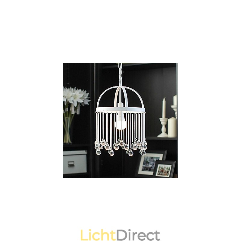 Moderne eigentijdse traditionele klassieke kristallen mini-stijl schilderij metalen hanglamp