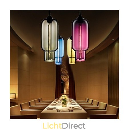 Retro Creatieve Enkele Kop Glazen Hanglamp Café In De Goudviskom