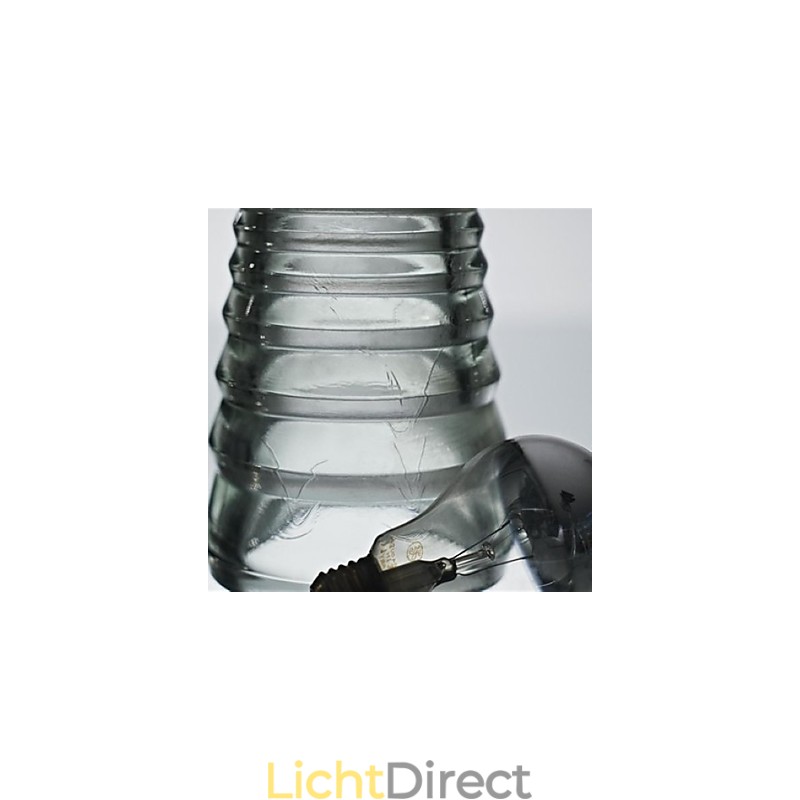 Moderne, eigentijdse glazen hanglamp