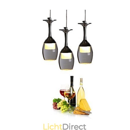 Hanglampen 3 lampen ronde achterplaat moderne eigentijdse metaal Hanglampen 3 lampen ronde achterplaat moderne eigentijdse metaal